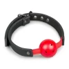 EasyToys Fetish Bâillon-boule Ajourée Noir/rouge 2 EasyToys Fetish Bâillon-boule Ajourée Noir/rouge -Vestiaire Fetish Soldes baillon boule ajouree noirrouge