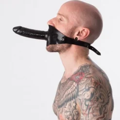 Rubber Fetish Baillon Gode Latex 7 Rubber Fetish Baillon Gode Latex -Vestiaire Fetish Soldes baillon gode latex 1