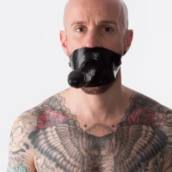 Rubber Fetish Baillon Gode Latex 8 Rubber Fetish Baillon Gode Latex -Vestiaire Fetish Soldes baillon gode latex 2