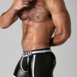 Boxer Avec Poche Amovible Et Zip Full Access - Locker Gear 8 Boxer Avec Poche Amovible Et Zip Full Access - Locker Gear -Vestiaire Fetish Soldes boxer avec poche amovible et zip full access locker gear 8