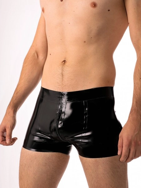 RoB Latex Et Néoprène Boxer Zoom Fullzip Noir Latex 4 RoB Latex Et Néoprène Boxer Zoom Fullzip Noir Latex – Image 2