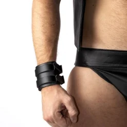 RoB Accessoires Bracelet De Force Cuir 6 RoB Accessoires Bracelet De Force Cuir -Vestiaire Fetish Soldes bracelet de force cuir 1