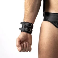 RoB Accessoires Bracelet De Force Cuir 7 RoB Accessoires Bracelet De Force Cuir -Vestiaire Fetish Soldes bracelet de force cuir 2