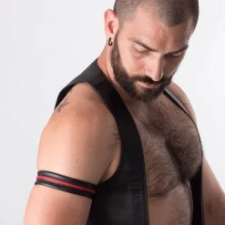 RoB Accessoires Brassard Cuir Ajustable -Vestiaire Fetish Soldes brassard cuir ajustable 2