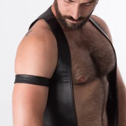 RoB Accessoires Brassard Cuir Ajustable -Vestiaire Fetish Soldes brassard cuir ajustable 5