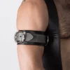 RoB Accessoires Brassard Cuir Boucle Bondage -Vestiaire Fetish Soldes brassard cuir boucle bondage