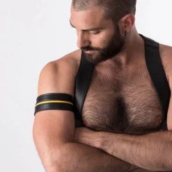 RoB Accessoires Brassard Large Ajustable Pressions -Vestiaire Fetish Soldes brassard large ajustable pressions 30