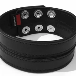 RoB Accessoires Brassard Large Ajustable Pressions -Vestiaire Fetish Soldes brassard large ajustable pressions 44