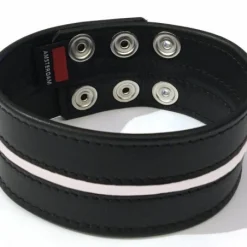 RoB Accessoires Brassard Large Ajustable Pressions -Vestiaire Fetish Soldes brassard large ajustable pressions 53