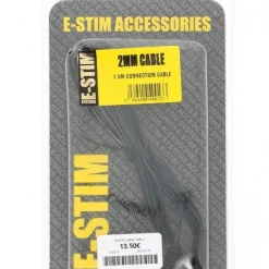 E-Stim Systems Câble électro 2 Mm à Jack 3,5 Mm 7 E-Stim Systems Câble électro 2 Mm à Jack 3,5 Mm -Vestiaire Fetish Soldes cable electro 2 mm a jack 35 mm 1
