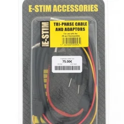 E-Stim Systems Cable Triphasé -Vestiaire Fetish Soldes cable triphase 4