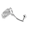 Cage De Chasteté Métal, Plug Anal 2 Cage De Chasteté Métal, Plug Anal -Vestiaire Fetish Soldes cage chastete metal plug anal