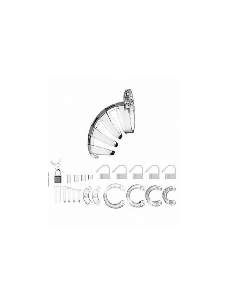 Cage De Chasteté Rigide "02" (translucide) - Mancage 4 Cage De Chasteté Rigide "02" (translucide) - Mancage – Image 2