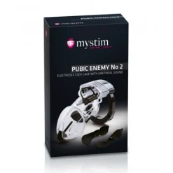 Mystim Cage électro Avec Sonde Pubic Enemy N°2 -Vestiaire Fetish Soldes cage sonde pubic enemy n2 6