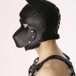 Bruthal Gear Cagoule Chien Cuir 12 Bruthal Gear Cagoule Chien Cuir -Vestiaire Fetish Soldes cagoule chien cuir bruthal gear 3