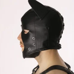 Bruthal Gear Cagoule Chien Cuir 13 Bruthal Gear Cagoule Chien Cuir -Vestiaire Fetish Soldes cagoule chien cuir bruthal gear 4