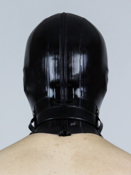 Cagoule Totale En Latex Avec Zip Et Cadenas - Latex 101 8 Cagoule Totale En Latex Avec Zip Et Cadenas - Latex 101 – Image 6