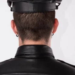 Rob Casquette Chaine Cuir -Vestiaire Fetish Soldes casquette chaine cuir 3