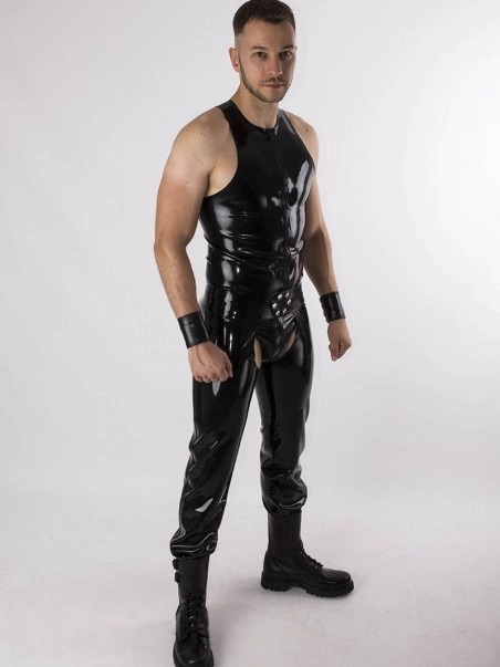 RoB Latex Et Néoprène Chaps Zip Extérieur Latex 7 RoB Latex Et Néoprène Chaps Zip Extérieur Latex – Image 5