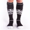 Brutus Chaussettes Hautes Party Socks Gas Mask (plusieurs Coloris) -Vestiaire Fetish Soldes chaussettes hautes party socks mask plusieurs coloris