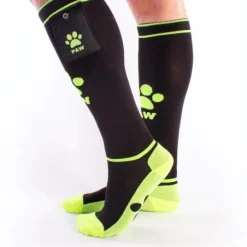 Brutus Chaussettes Hautes Party Socks Paw (plusieurs Coloris) -Vestiaire Fetish Soldes chaussettes hautes party socks paw plusieurs coloris 2