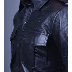 Mr. Riegillio Chemise En Cuir Manches Longues - Mr Riegillio -Vestiaire Fetish Soldes chemise en cuir manches longues mr riegillio 4