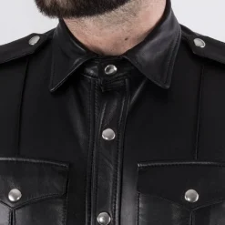 Chemise RoB Cuir -Vestiaire Fetish Soldes chemise rob cuir 4