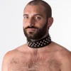 RoB Accessoires Collier Dog à Clous -Vestiaire Fetish Soldes collier dog a clous