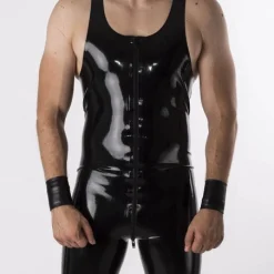 RoB Latex Et Néoprène Combinaison Bretelles Latex -Vestiaire Fetish Soldes combinaison bretelles latex 2