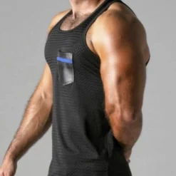 Débardeur Sexy En Mesh Look At Harder - Locker Gear -Vestiaire Fetish Soldes debardeur sexy en mesh look at harder locker gear 1