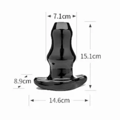 Double Plug Tunnel Creux (translucide) - Perfect Fit 6 Double Plug Tunnel Creux (translucide) - Perfect Fit -Vestiaire Fetish Soldes double plug tunnel translucide perfect fit 1