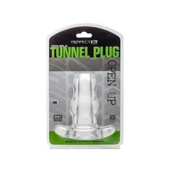 Double Plug Tunnel Creux (translucide) - Perfect Fit -Vestiaire Fetish Soldes double plug tunnel translucide perfect fit 5