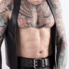 Rob Gilet Barman Cuir -Vestiaire Fetish Soldes gilet barman cuir