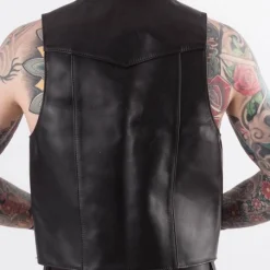 Rob Gilet En Cuir -Vestiaire Fetish Soldes gilet en cuir 2