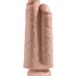 Pipedream Gode Ventouse Double King Cock 25,4 Cm X 7,3 Cm -Vestiaire Fetish Soldes gode ventouse double king cock 5