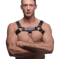 Harnais De Torse Avec Cockring - Strict Leather -Vestiaire Fetish Soldes harnais de torse avec cockring strict leather 2