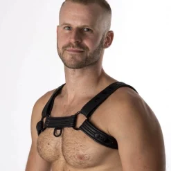 665 Harnais H Bulldog Néoprène -Vestiaire Fetish Soldes harnais h bulldog neoprene 665 2