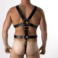 RoB Accessoires Harnais Master Cuir -Vestiaire Fetish Soldes harnais master cuir 3