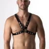 RoB Accessoires Harnais Pressions En Cuir -Vestiaire Fetish Soldes harnais pressions en cuir