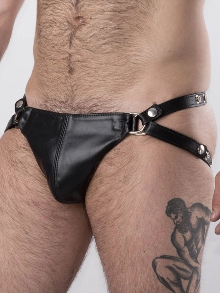Rob Jockstrap Coque Amovible Cuir 4 Rob Jockstrap Coque Amovible Cuir – Image 2