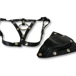 Rob Jockstrap Coque Amovible Cuir 11 Rob Jockstrap Coque Amovible Cuir -Vestiaire Fetish Soldes jockstrap coque amovible cuir 8