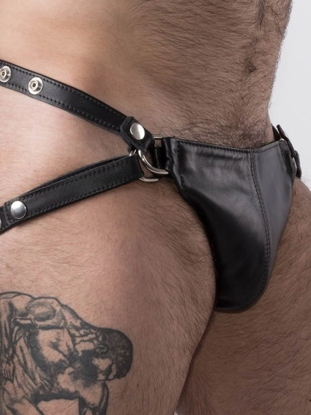 Rob Jockstrap Coque Amovible Cuir 3 Rob Jockstrap Coque Amovible Cuir