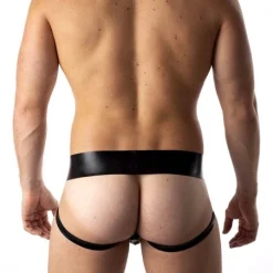 RoB Latex Et Néoprène Jockstrap Zip Jaune/noir Latex -Vestiaire Fetish Soldes jockstrap zip jaune noir latex 2