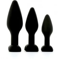 Brutus Kit 3 Plugs D’entrainement En Silicone -Vestiaire Fetish Soldes kit plug anal 4