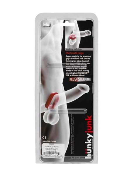 Lot 3 Cockrings élastiques Plats Hünkyjunk 5 Lot 3 Cockrings élastiques Plats Hünkyjunk – Image 3