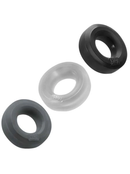 Lot 3 Cockrings élastiques Plats Hünkyjunk 3 Lot 3 Cockrings élastiques Plats Hünkyjunk