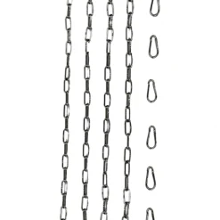 UKRed Lot De Chaînes Avec Mousquetons En Acier Inoxydable