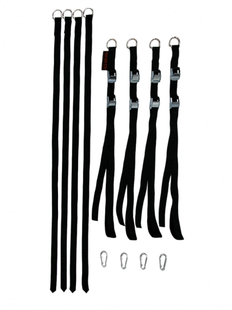 UKRed Lot De Sangles Avec Mousquetons 3 UKRed Lot De Sangles Avec Mousquetons