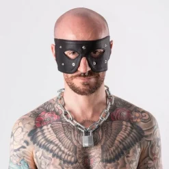 RoB Accessoires Masque Bastille Cuir -Vestiaire Fetish Soldes masque bastille cuir 1