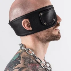 RoB Accessoires Masque Bastille Cuir -Vestiaire Fetish Soldes masque bastille cuir 2